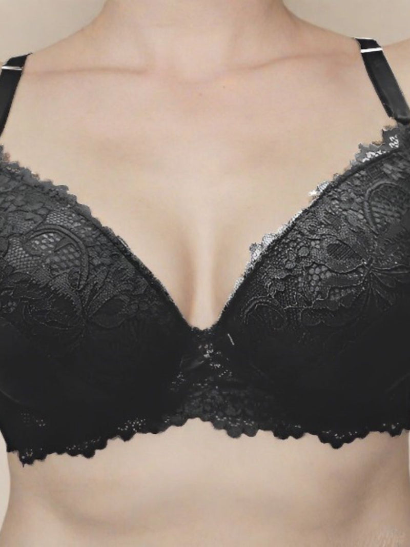Sexy σετ εσωρούχων με επενδυμένο σουτιέν, slip & ζαρτιέρες – Juicy String