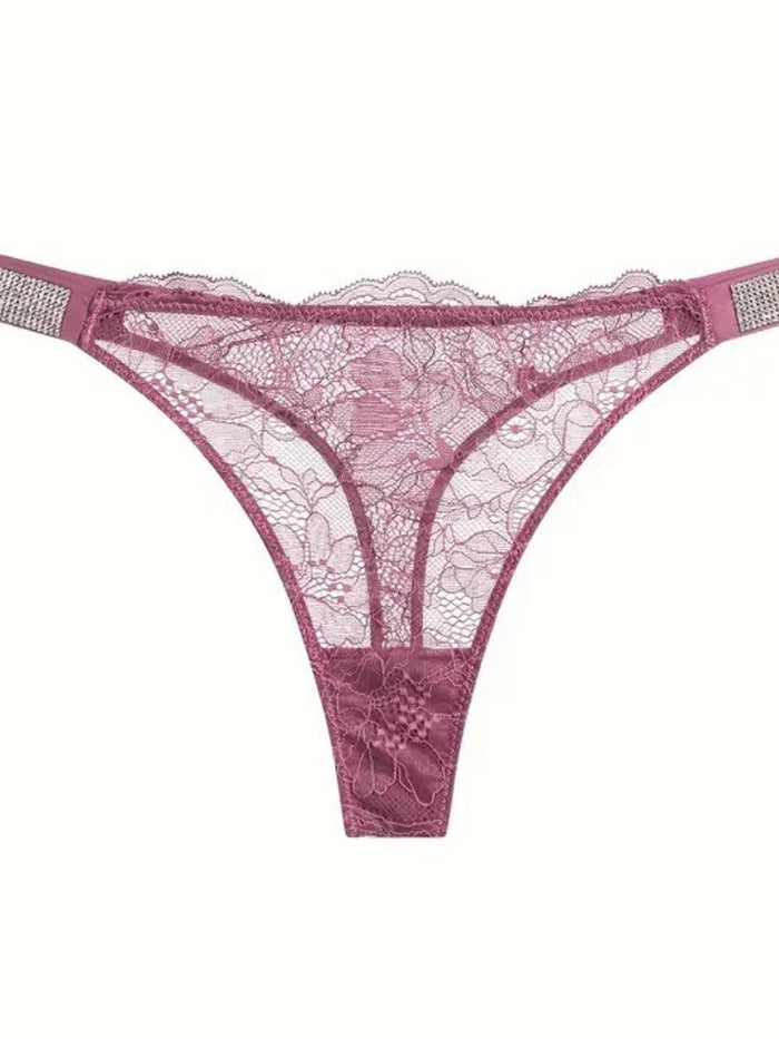 String με δαντέλα και strass Love Secret, για σαγηνευτική εμφάνιση και ρομαντικές στιγμές – Juicy String