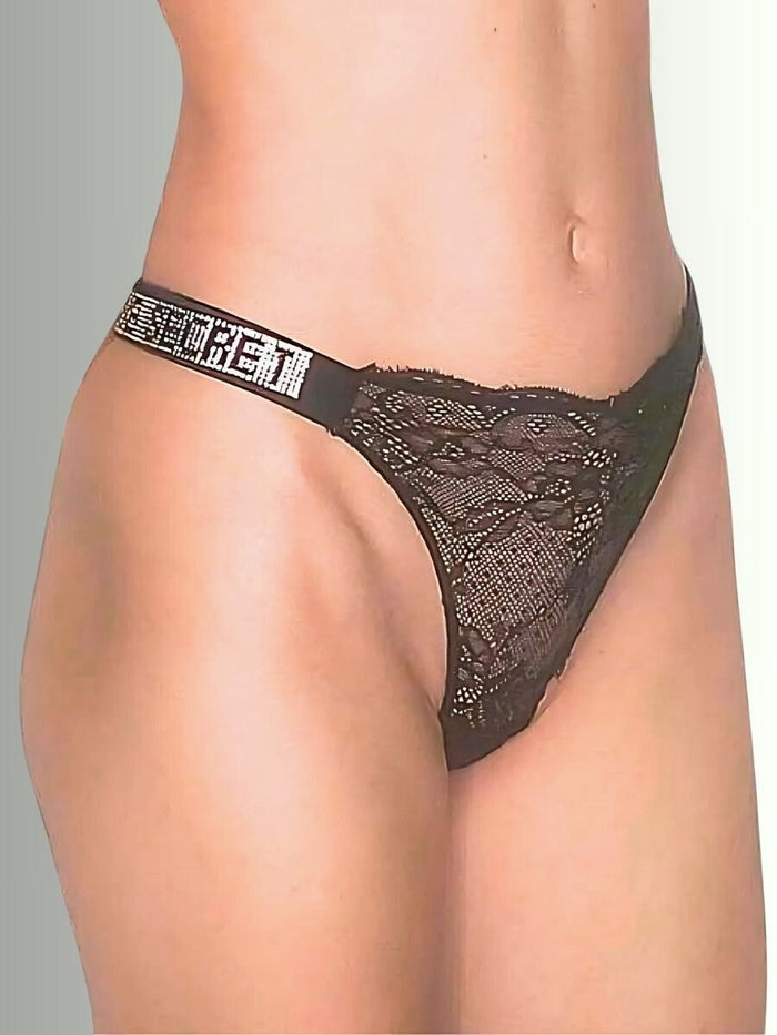 String με δαντέλα και strass Love Secret, για σαγηνευτική εμφάνιση και ρομαντικές στιγμές – Juicy String