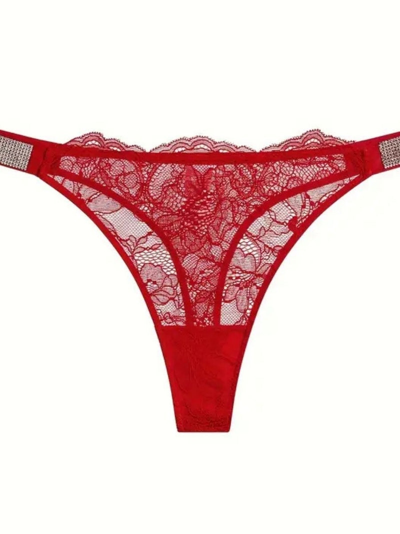 String με δαντέλα και strass Love Secret, για σαγηνευτική εμφάνιση και ρομαντικές στιγμές – Juicy String