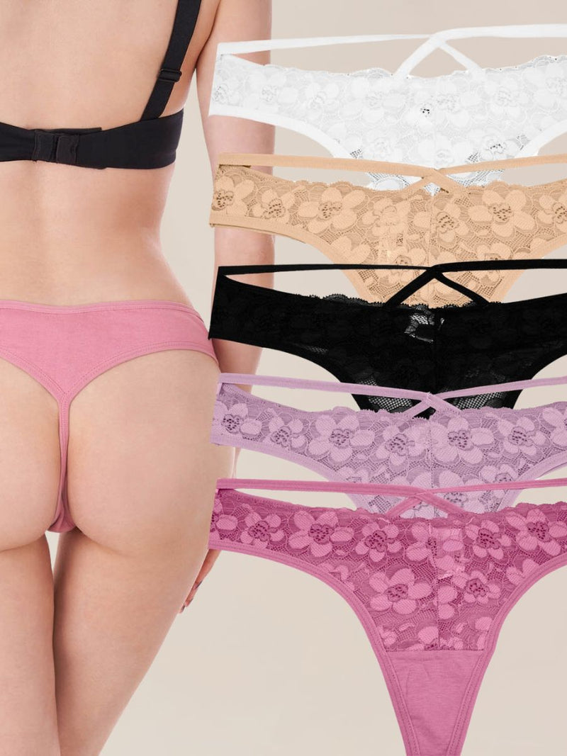 String με δαντέλα και φιόγκο – άνετο & sexy εσώρουχο | Juicy String