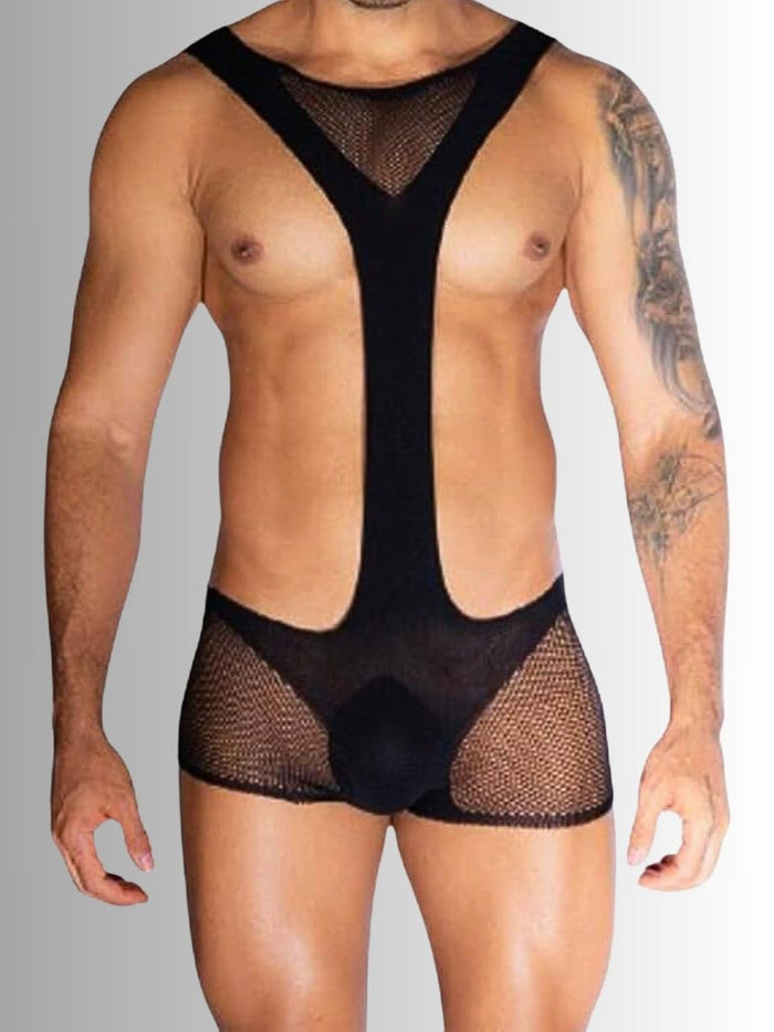Sexy Ανδρικό Fishnet Bodystocking🔥🖤