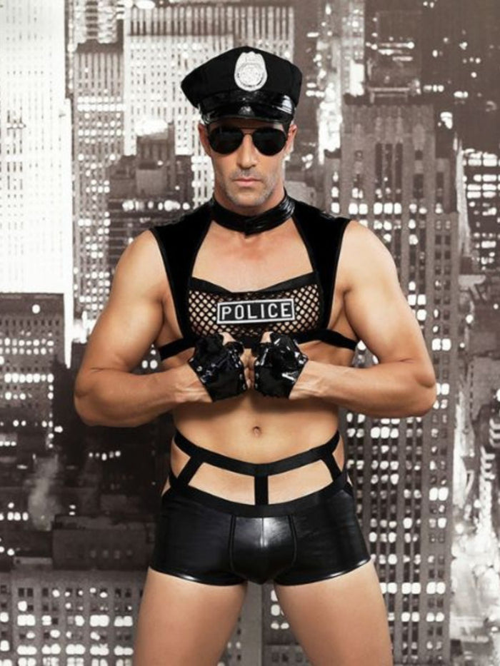 Male Police Costume με Αξεσουάρ