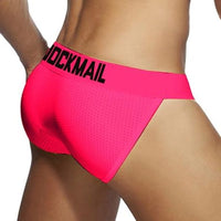 Jockmail Breathable Ανδρικό Σλιπ σε Νέον Χρώμα
