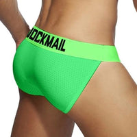 Jockmail Breathable Ανδρικό Σλιπ σε Πράσινο Νέον Χρώμα