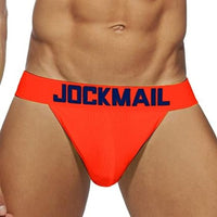 Jockmail Breathable Ανδρικό Σλιπ σε Πορτοκαλί Νέον Χρώμα