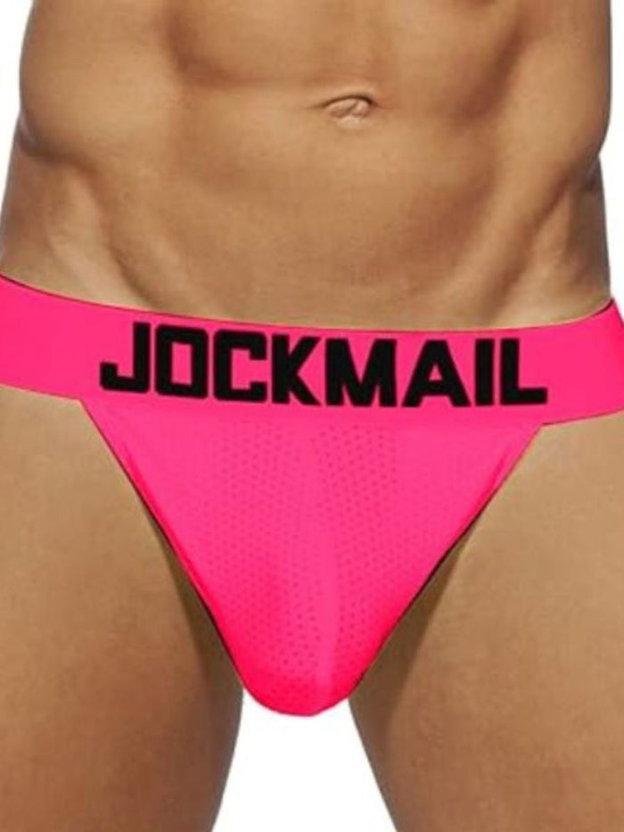 Jockmail Breathable Ανδρικό Σλιπ σε Νέον Χρώμα