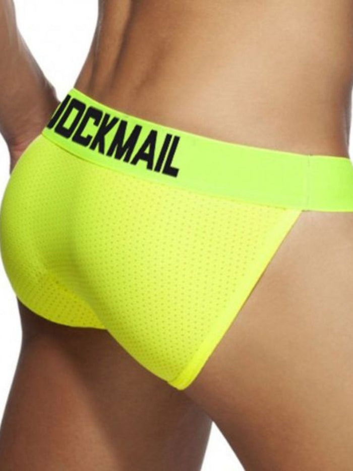Jockmail Breathable Ανδρικό Σλιπ σε Κίτρινο Νέον Χρώμα
