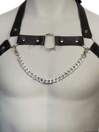 Ανδρικό Harness για το Στήθος με Αλυσίδα