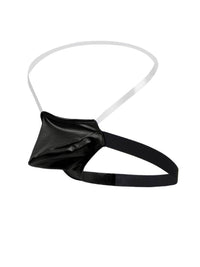 Ανδρικό sexy jockstrap από συνθετικό δέρμα – Juicy String εσώρουχο
