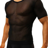 Slim Fit Top από Μαύρη Διαφάνεια