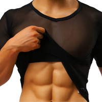 Slim Fit Top από Μαύρη Διαφάνεια