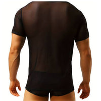 Slim Fit Top από Μαύρη Διαφάνεια