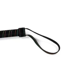 Mini BDSM whip με ανάγλυφη λαβή – PU leather – Juicy String