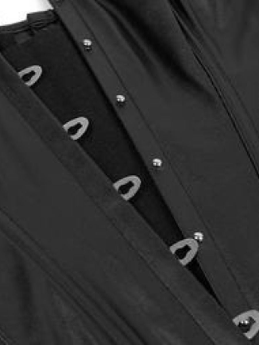Mini φόρεμα κορσές με δερματίνη και μπανέλες – Juicy String
