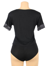 Plus size modal πυτζάμα δύο τεμαχίων – απαλή και άνετη για curvy σιλουέτες