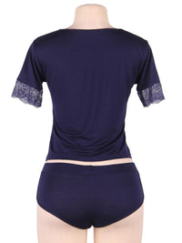 Απαλό modal σετ πυτζάμας δύο τεμαχίων – Juicy String Sleepwear