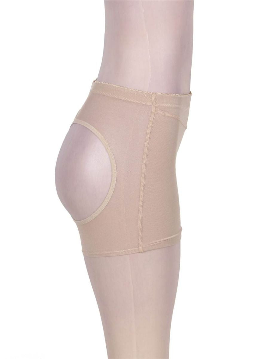 Nude εσώρουχο boyshort με ενίσχυση γλουτών και cut-out σχέδιο – Juicy String