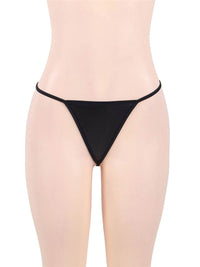 Plus size μαύρος κορσές με δερματίνη υφή και κορδόνια – Juicy String


