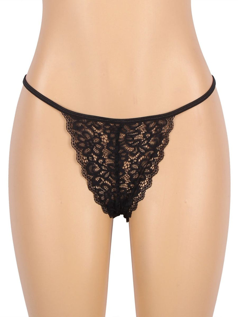 Plus size δερμάτινο lingerie σετ με ζαρτιέρα και φερμουάρ. Για σέξι εμφανίσεις με attitude – Juicy String