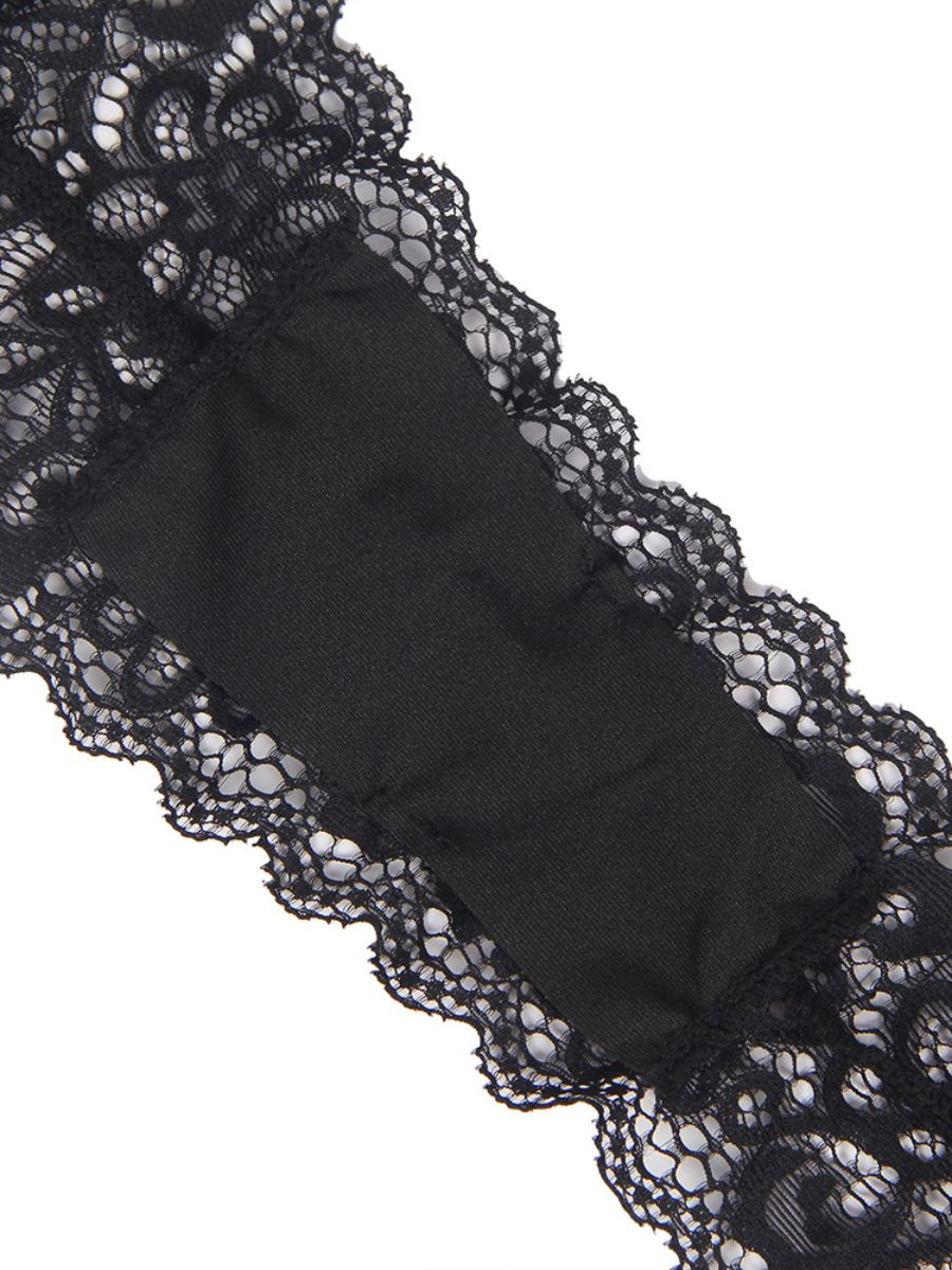 Plus size δερμάτινο lingerie σετ με ζαρτιέρα και φερμουάρ. Για σέξι εμφανίσεις με attitude – Juicy String