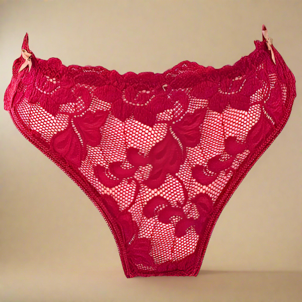 Plus size δαντελένιο slip με φιογκάκια – Juicy String