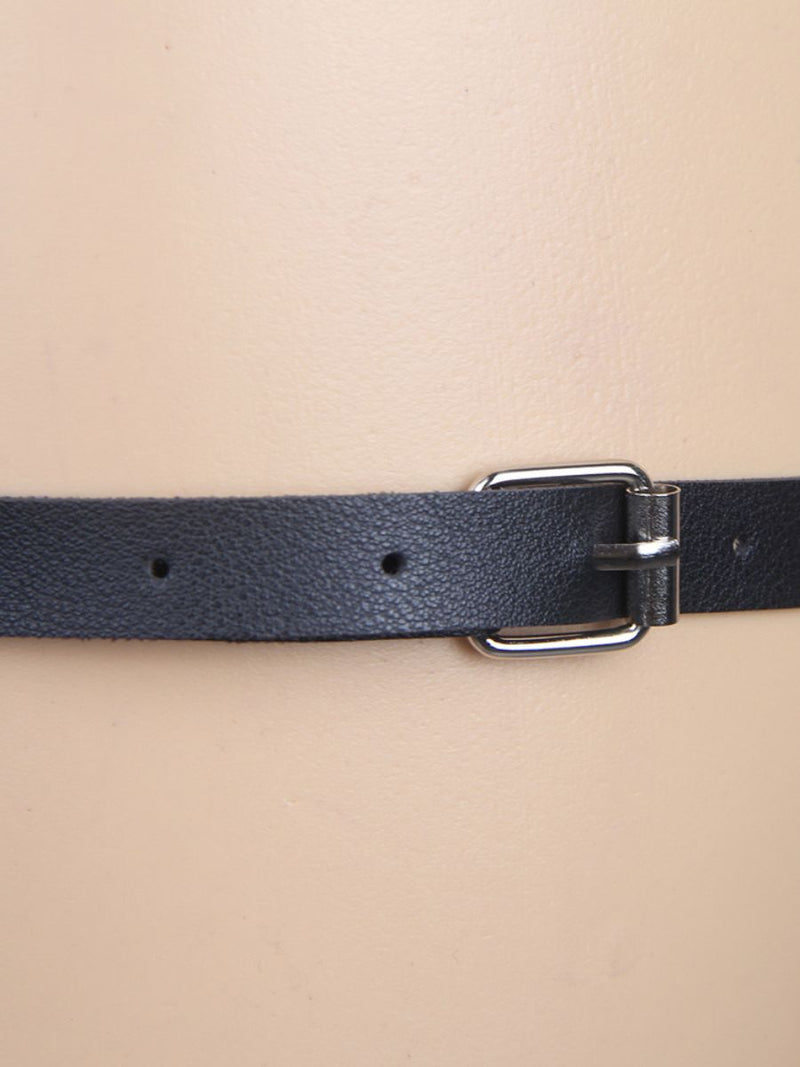Bondage harness με δερμάτινα λουριά και μεταλλικές αλυσίδες – Juicy String