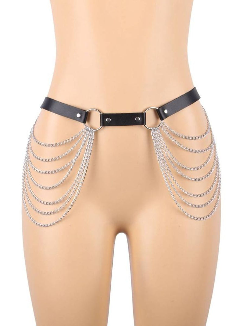 Ζώνη harness με αλυσίδες σε punk στυλ – Juicy String