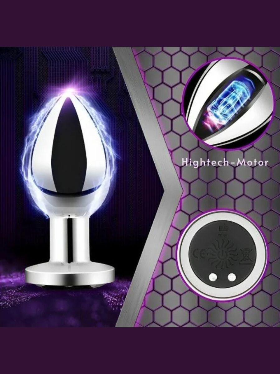Butt Plug – 10 Λειτουργίες Δόνησης & Τηλεχειριστήριο 🔥🔋