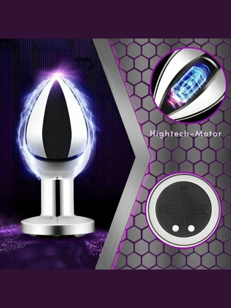 Butt Plug – 10 Λειτουργίες Δόνησης & Τηλεχειριστήριο 🔥🔋