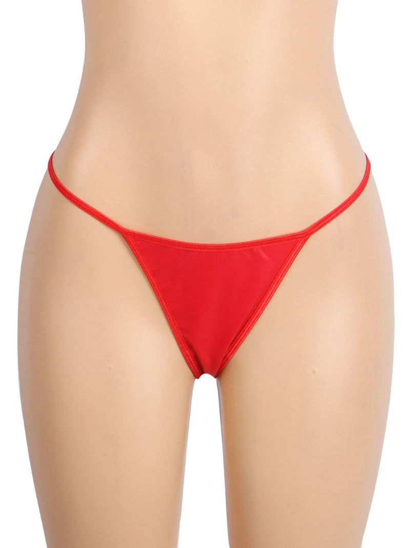 Κόκκινο δερμάτινο mini φόρεμα με διαφάνειες – Juicy String