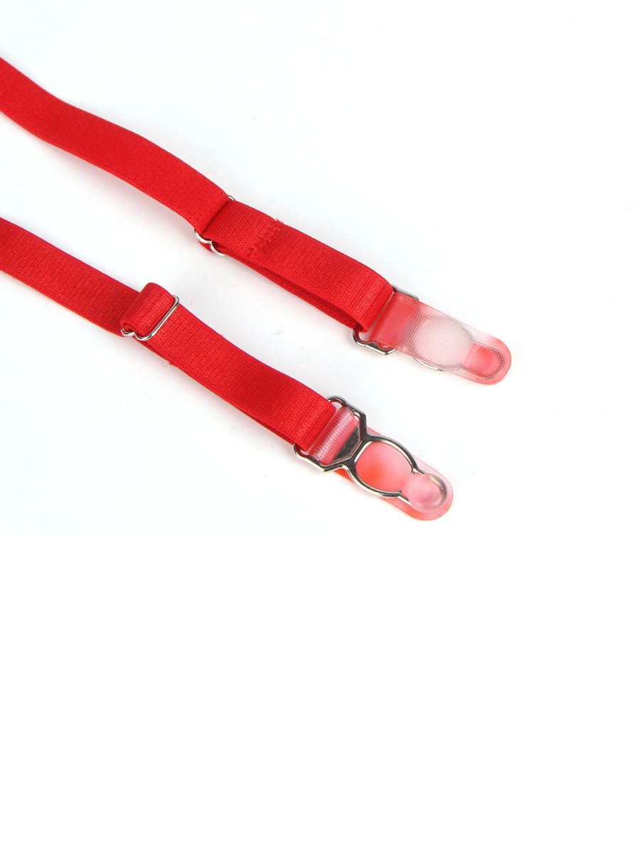 Κόκκινο σατέν babydoll με δαντέλα και μπανέλα – Juicy String