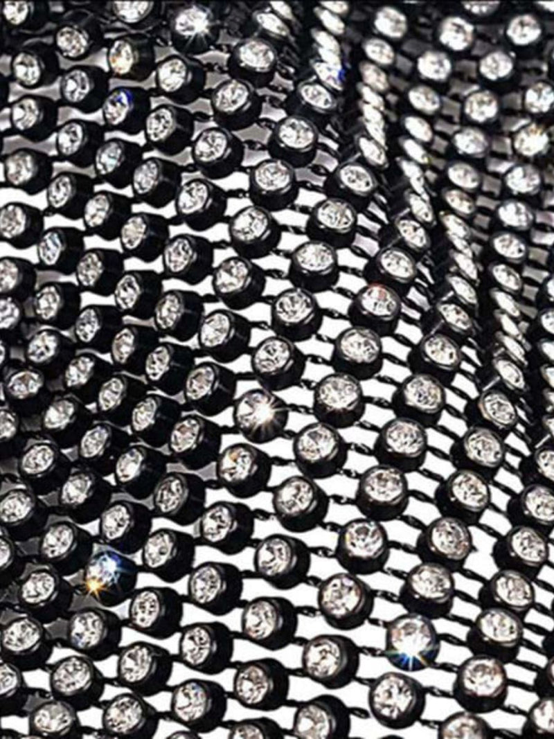Sexy Set Τριγωνάκι και String με Strass
