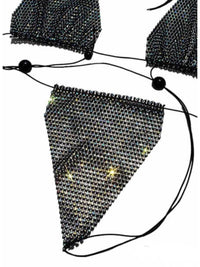 Sexy Set Τριγωνάκι και String με Strass