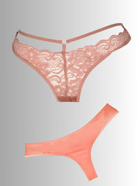 String Brazil με δαντέλα και κορδονάκια – Juicy String