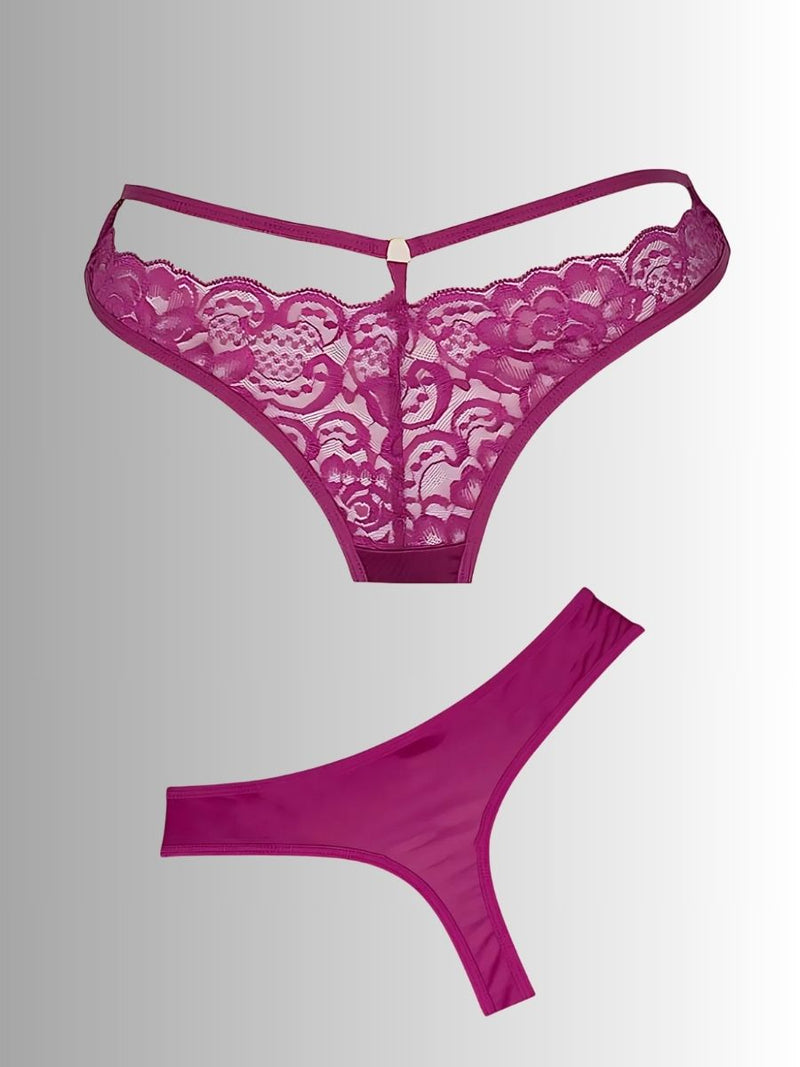 String Brazil με δαντέλα και κορδονάκια – Juicy String
