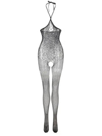Sexy Διχτυωτό Open Cup Bodystocking Plus Size