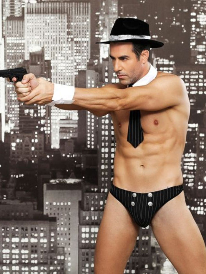 Sexy Gangster Ανδρική Στολή με Αξεσουάρ