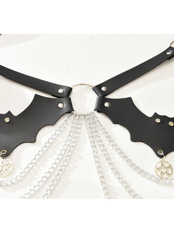 Sexy Harness System Cupless με Αλυσίδες