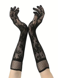 Sexy Διχτυωτά Ελαστικά Γάντια 🖤