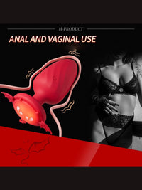 Sexy Little Devil Anal Plug με 12 Λειτουργίες Δόνησης και Ασύρματο Τηλεχειριστήριο😈