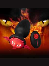 Sexy Little Devil Anal Plug με 12 Λειτουργίες Δόνησης και Ασύρματο Τηλεχειριστήριο😈