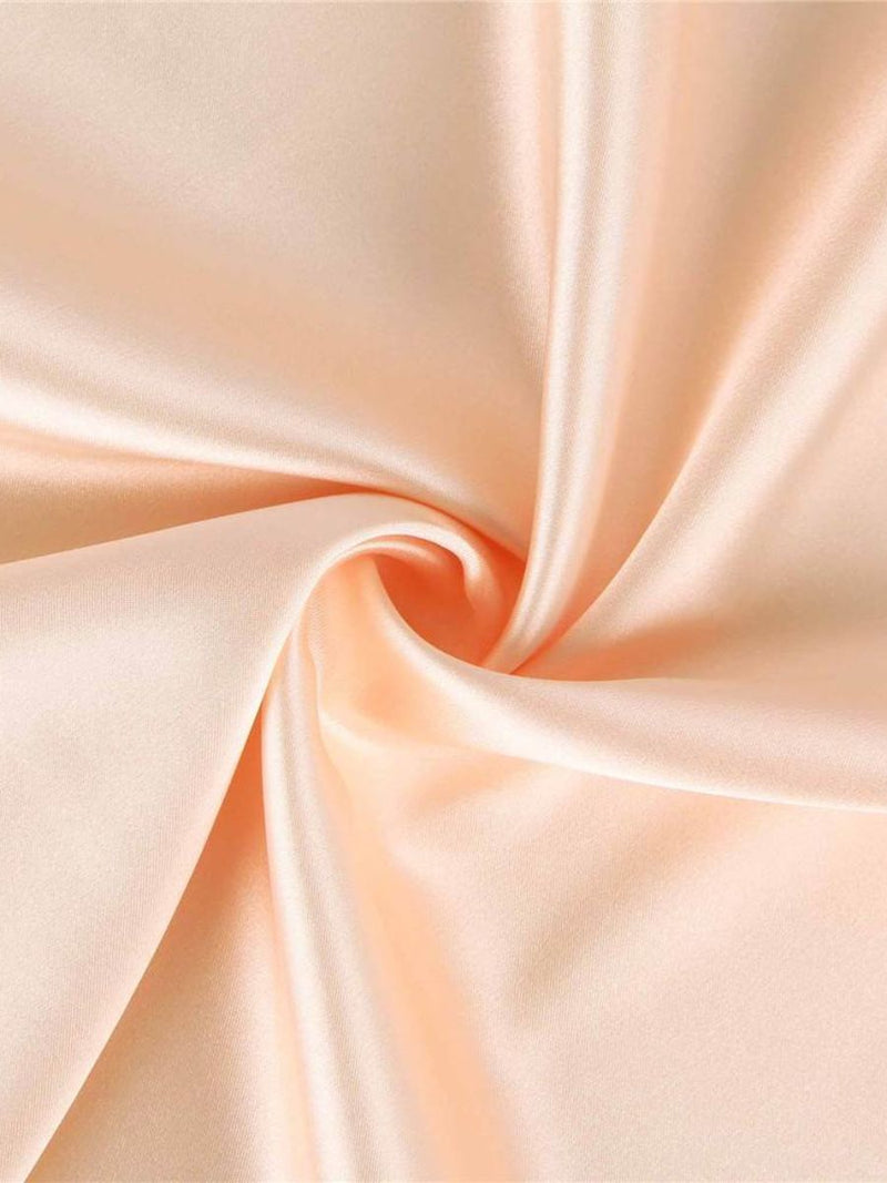 Μεταξένιο νυχτικό με κέντημα και casual γραμμή – Juicy String Sleepwear