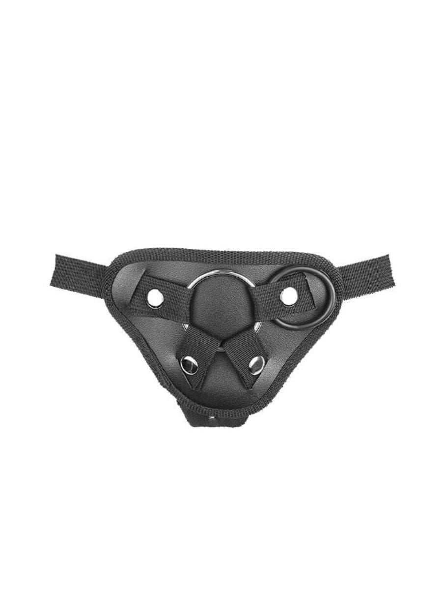 Ζώνη Strap On με Δέσιμο Χιαστί και Δαντέλα