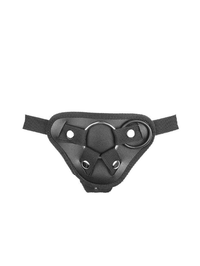 Ζώνη Strap On με Δέσιμο Χιαστί και Δαντέλα