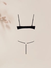 Super Hot G-String Set με Διακοσμητικά Κορδόνια