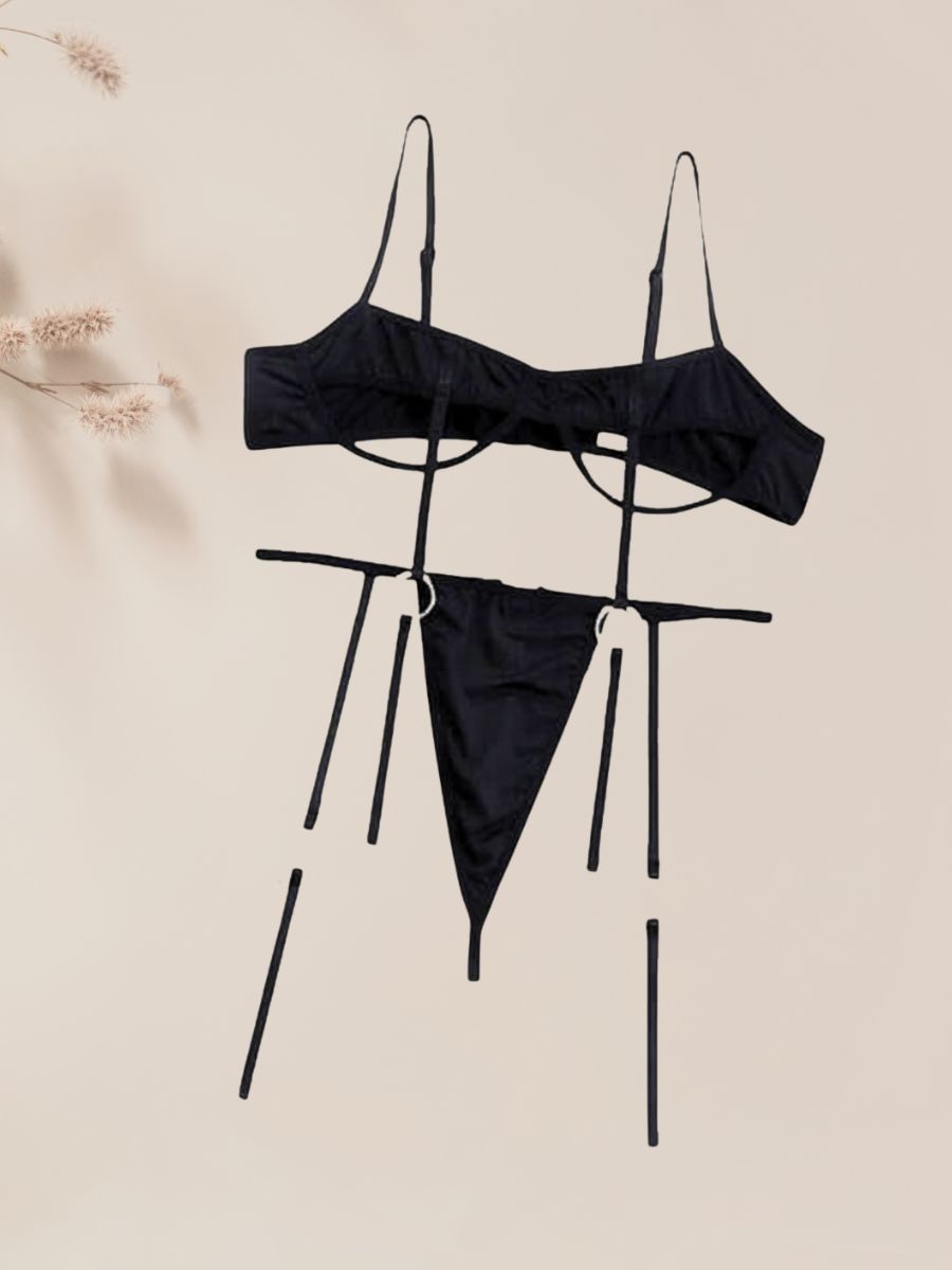 Super Hot G-String Set με Διακοσμητικά Κορδόνια