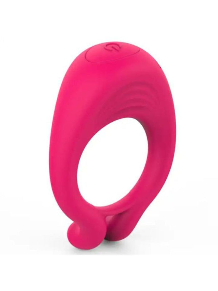 Ring vibrator από ιατρική σιλικόνη σε ροζ, μωβ και μαύρο – Juicy String