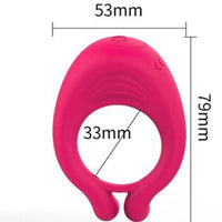 Ring Vibrator από Σιλικόνη σε 3 Χρώματα