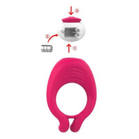 Ring Vibrator από Σιλικόνη σε 3 Χρώματα
